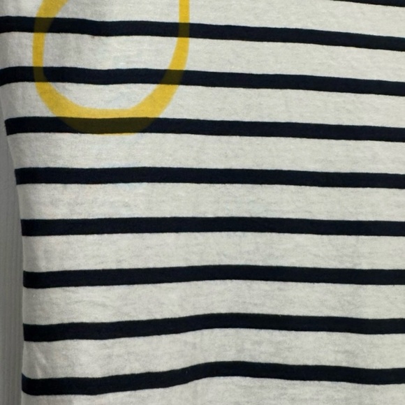 Women’s Zara Cotton Navy & White Stripe  Short Sleeve T-Shirt: M - Picture 7 of 7